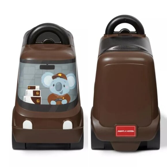 NEW Radio Flyer UPS Truck Toy Car Photoshoot Prop Photography tools props baby N - Picture 9 of 16